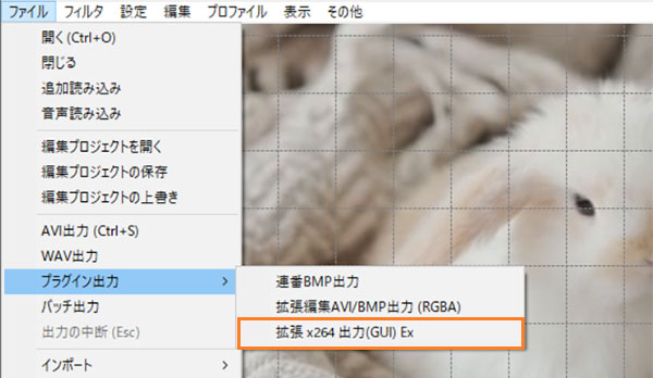AviUtl拡張編集で動画編集を行う方法Step7