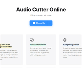 Clideo Audio Cutter Online