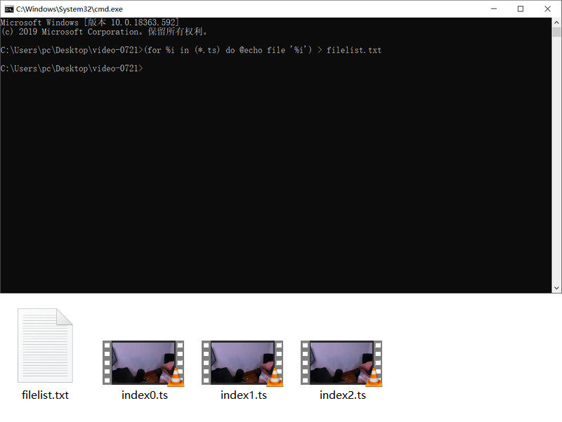 ffmpeg ts mp4 �ϊ�