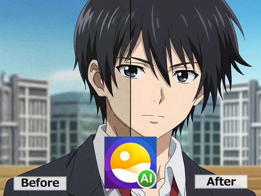 画像ノイズ除去ソフト:DVDFab写真加工AI