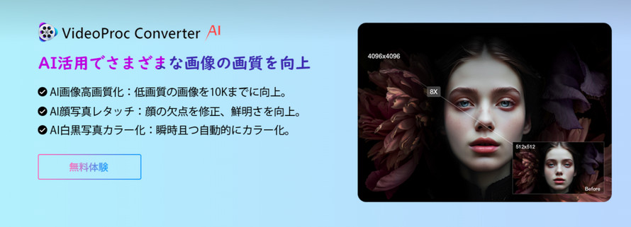 Google�摜���掿�����@�B�FVideoProc Converter AI