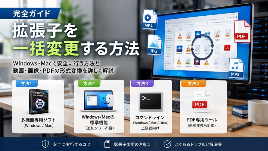 �g���q�ꊇ�ύX