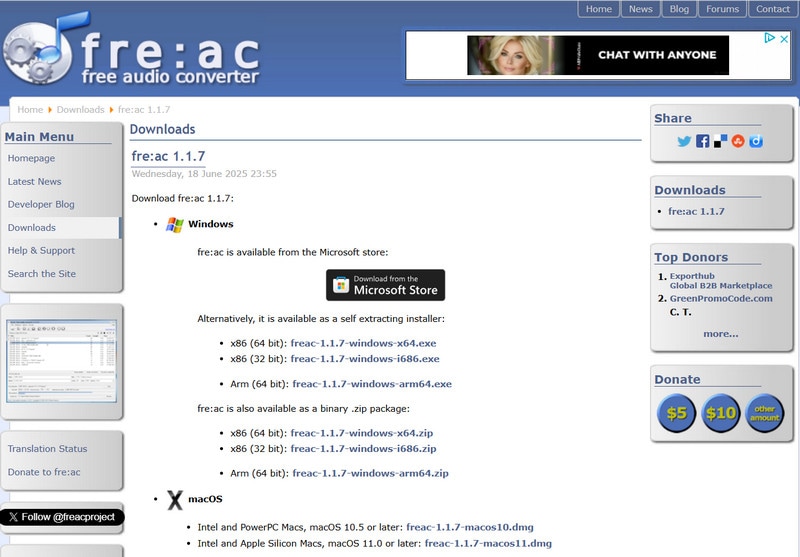 fre:ac�FCD MP3 �ϊ�