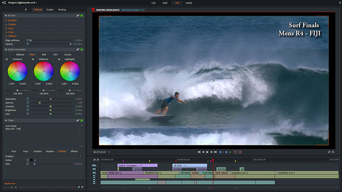 lightworks pro video editing software