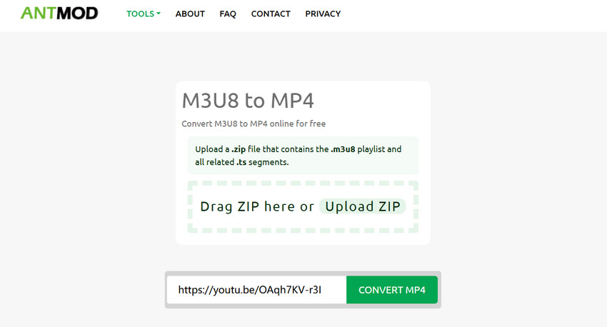 m3u8�ϊ��T�C�g�`AntMod / M3U8 to MP4