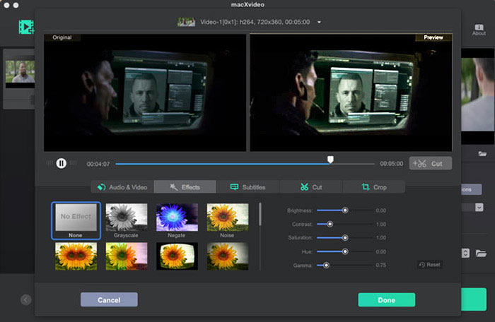 動画を高画質化するソフト:macXvideo