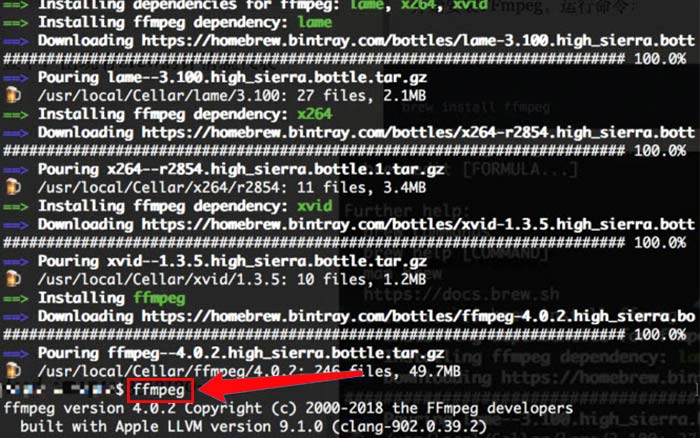 install ffmpeg mac without homebrew