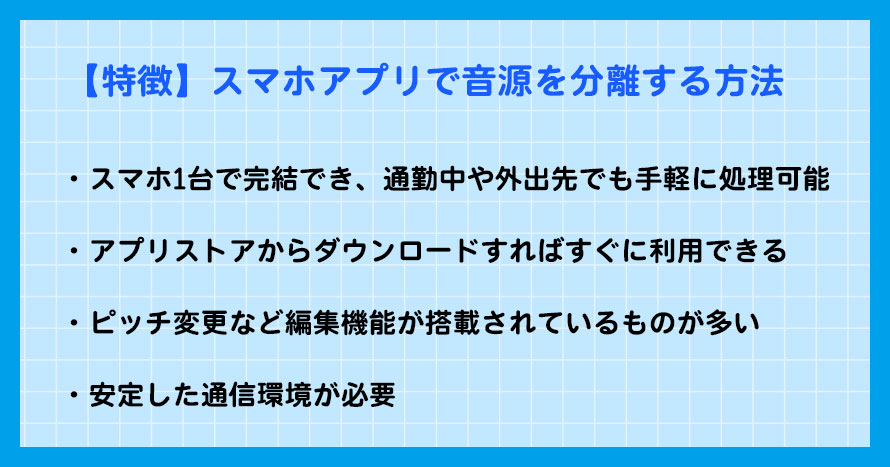 �X�}�z�A�v���ŉ����𕪗�������@�̓���