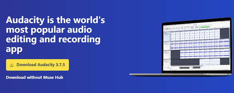 無料ボーカルリムーバー:Audacity