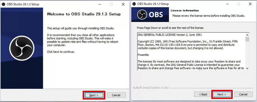 WindowsOBS̃_E[hECXg[