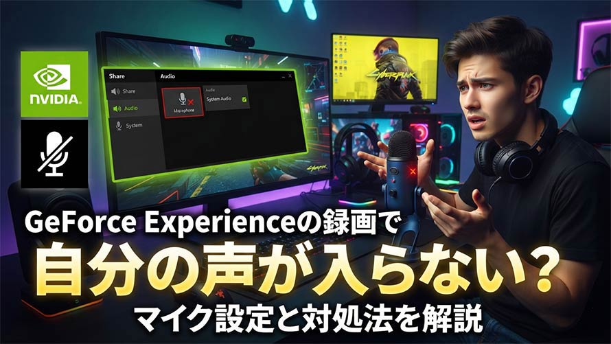 GeForce Experience�̘^��Ŏ����̐�������Ȃ�