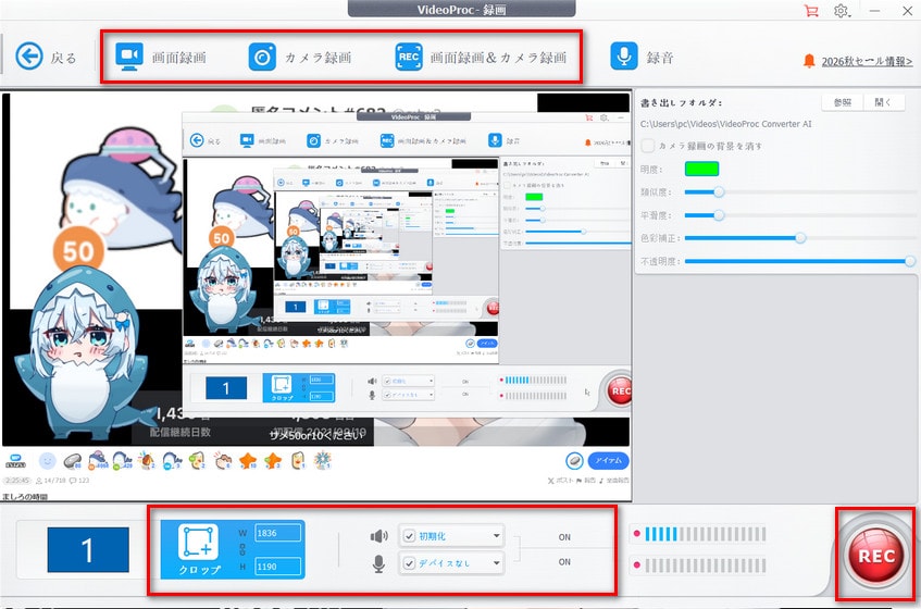 VideoProc Converter AI�F�c�C�L���X�^��菇2-3