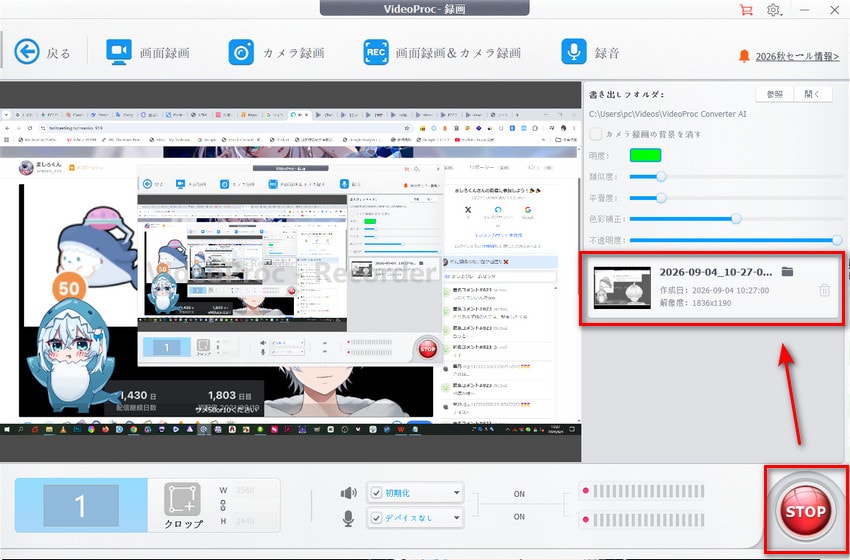 VideoProc Converter AI�F�c�C�L���X�^��菇5