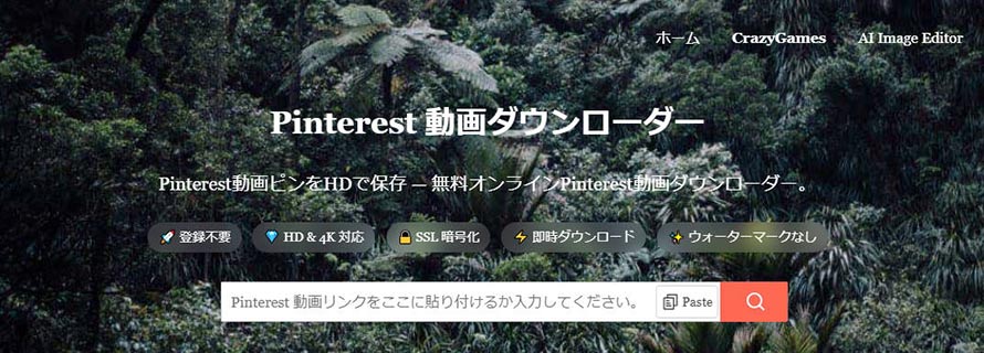 Pinterest����_�E�����[�h�T�C�g�FVideoFk