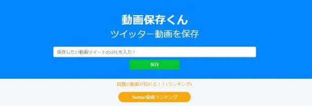 公式サイトに動画のURLを貼り付けて保存する
