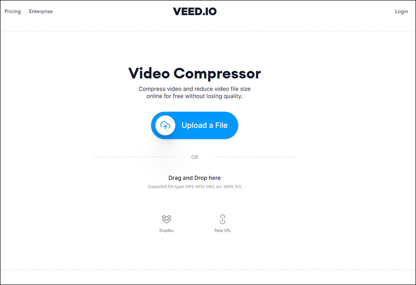 MP4圧縮オンラインサイト:VEED.IO