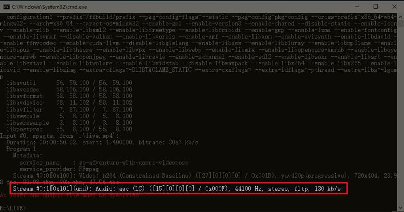 FFmpegに音声抽出に必要な(主な)オプション