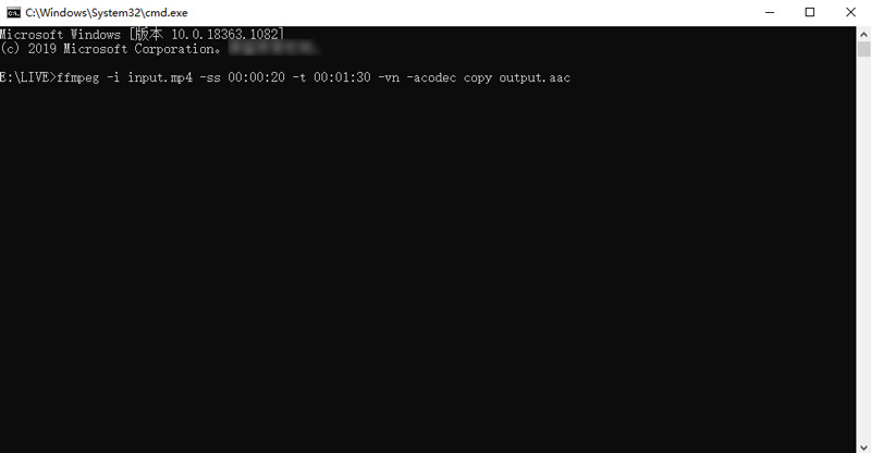 FFmpegで動画の一部だけを音声ファイルとして取り出す方法