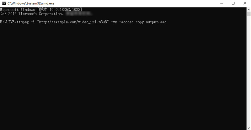 FFmpegでYouTubeなどのライブ動画から音声を抽出する方法